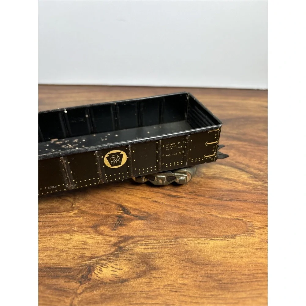 MARX Gondola Train Car Pennsylvania PRR 347000 3552 Vintage Short Sides‎